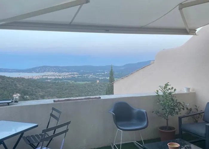 Terrasse Tropez Tiny House With Pool & Sea View * Grimaud